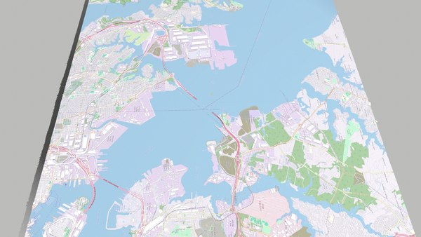 modelo 3d Paisaje urbano de Baltimore, Maryland, EE.UU. - TurboSquid ...