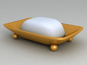 soap dish 3d 3ds