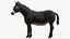 3D model Donkey Rigged 3D