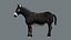 3D model Donkey Rigged 3D