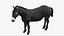 3D model Donkey Rigged 3D