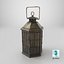 3D copper lantern model