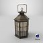 3D copper lantern model