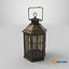 3D copper lantern model