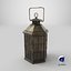 3D copper lantern model