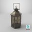 3D copper lantern model