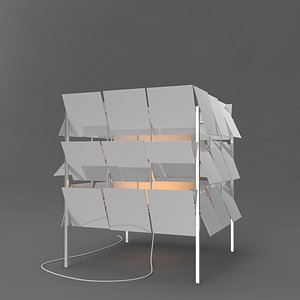 Cubrik Square table light by Antoni Arola