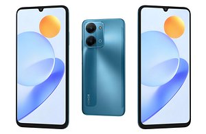 Honor Play7T Blue Low Poly 3D model