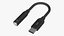 3D USB C to Audio Cable