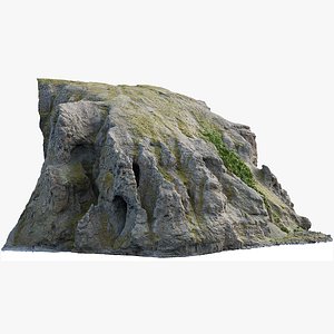 3D Canyon Cliff Face B - 3D PBR Model