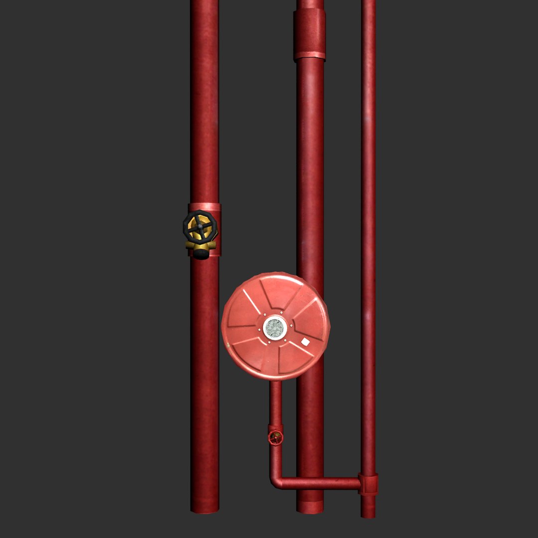 Hose Reel Riser 3d Model
