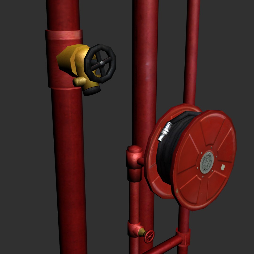 Hose Reel Riser 3d Model