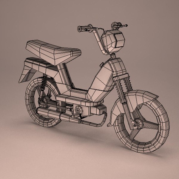 scooter 3d model