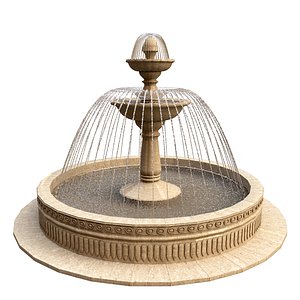 3D model Classic Garden Fountain Water Feature