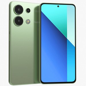 Xiaomi Redmi Note 13 4G Green 3D model