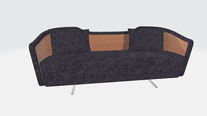 3D Wooden sofa