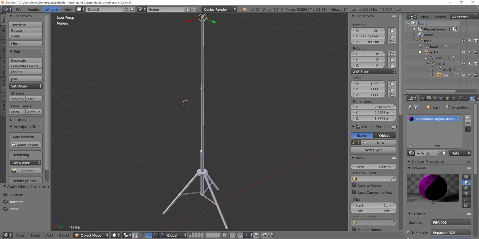 Extendable tripod stand 3 3D https://p.turbosquid.com/ts-thumb/D4/XRwBOn/IO/extendabletripodstand304/jpg/1637175677/1920x1080/fit_q87/7130900aeeccd514f088d3031e6a57481d60a6c3/extendabletripodstand304.jpg