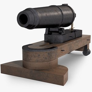 naval cannon carronade model