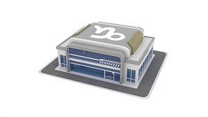 3D model Sci-Fi Horoscope Building Capricorn