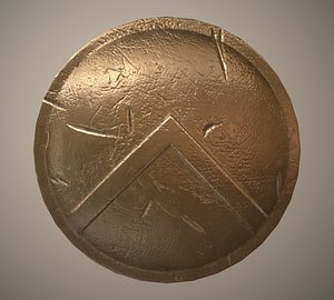 spartan shield 3D