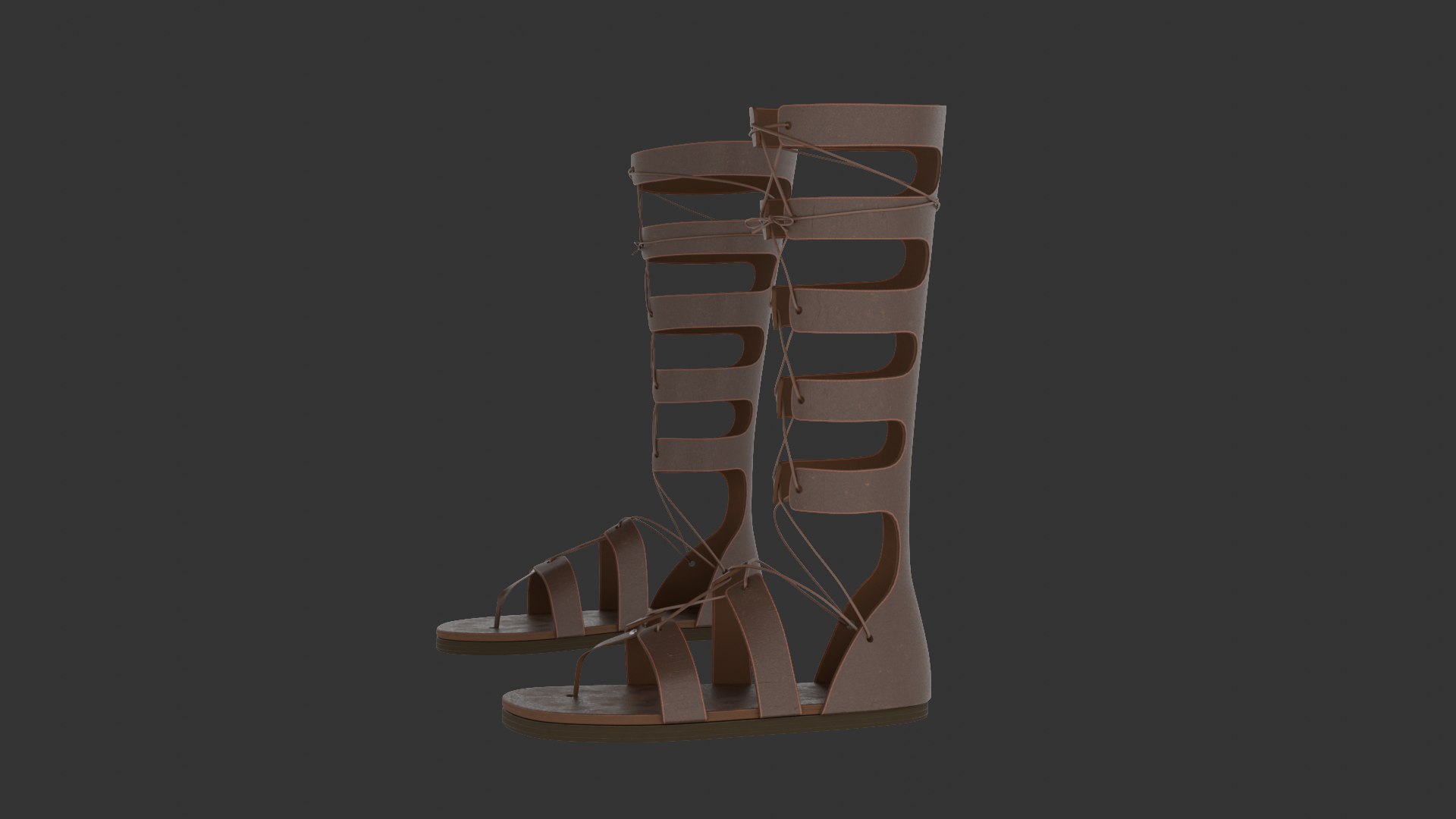 Leather Sandals Procedural Material Model - TurboSquid 2280511