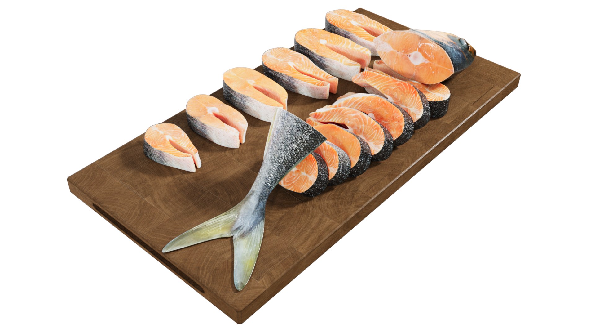 Cut Fish 3D Model - TurboSquid 2267980