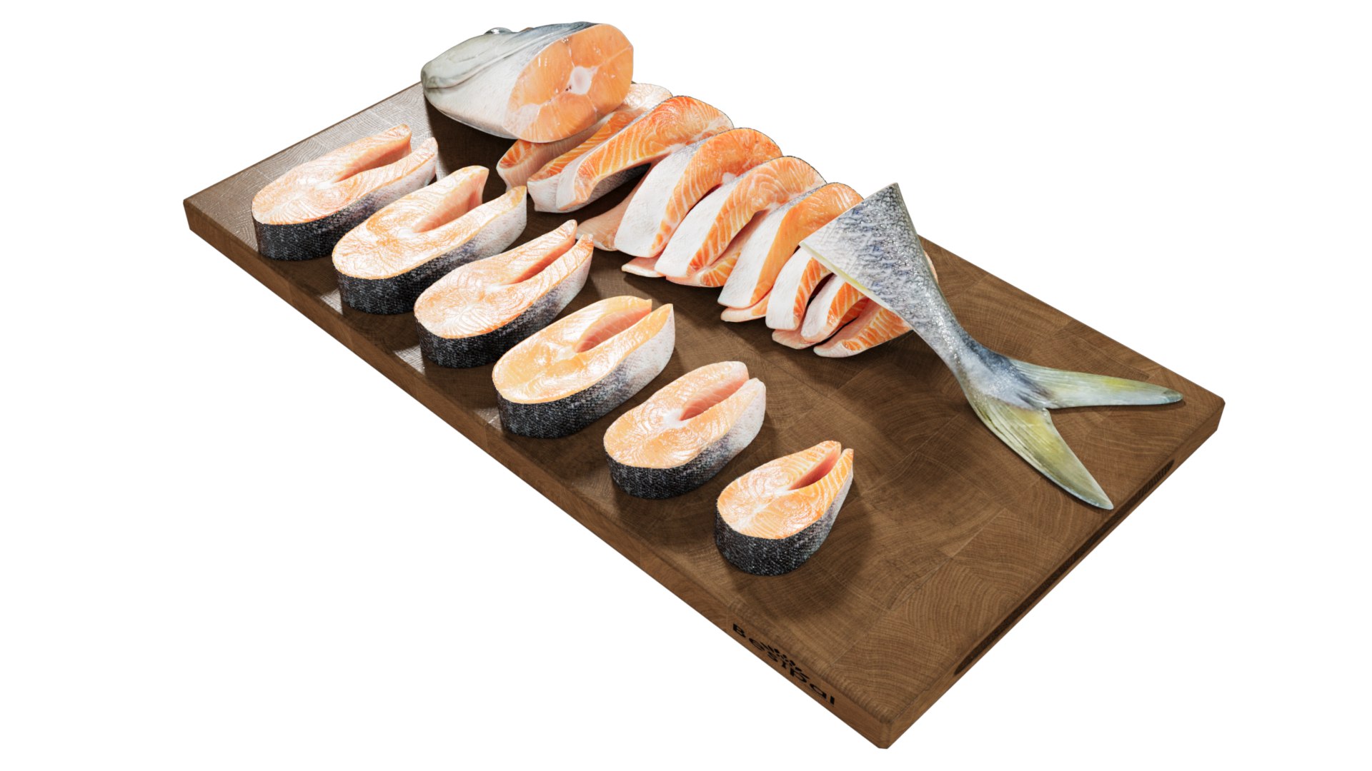 Cut Fish 3D Model - TurboSquid 2267980