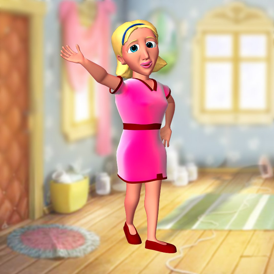 cartoon housewife woman max