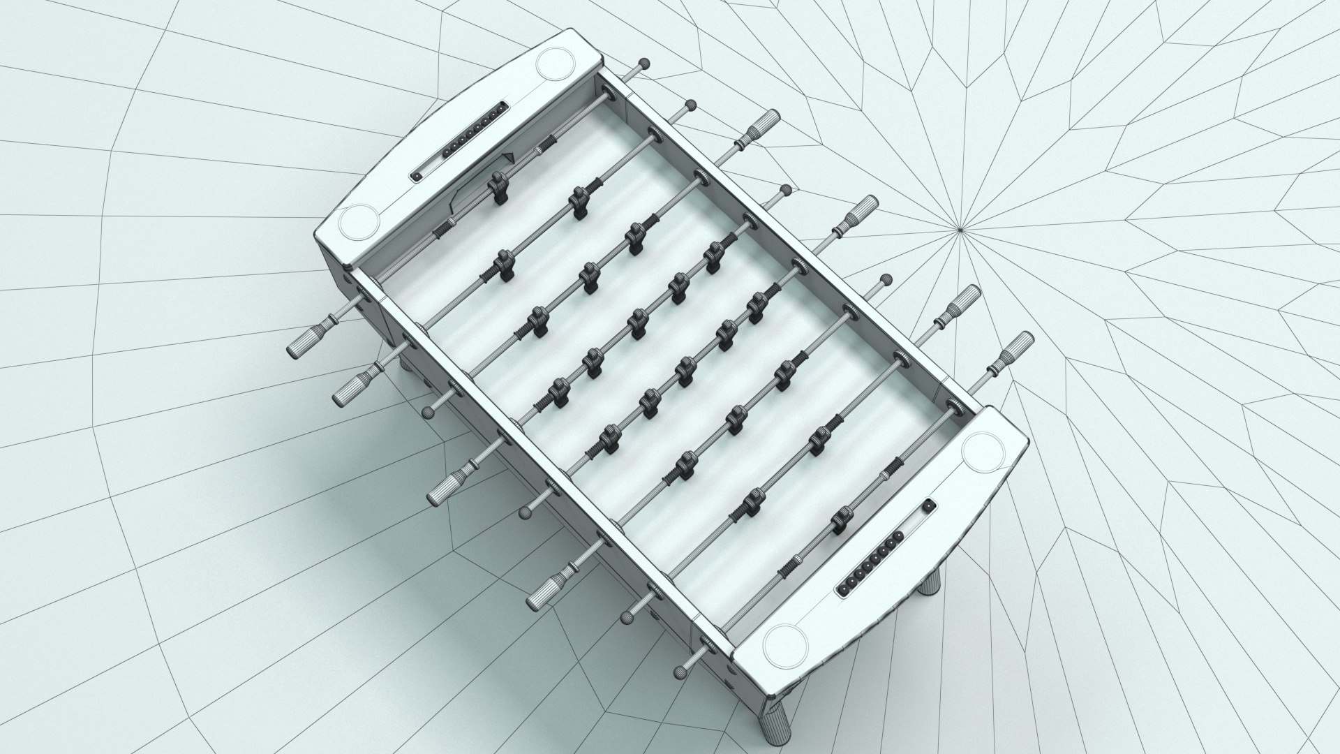 Foos Ball Table 3D https://p.turbosquid.com/ts-thumb/D4/juqUE8/Xd/foosball_render_wireframe0002/jpg/1731315176/1920x1080/fit_q87/5e212fca94e7f1728c7b490e1c18835b1a821d3a/foosball_render_wireframe0002.jpg
