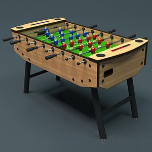 Foos Ball Table 3D