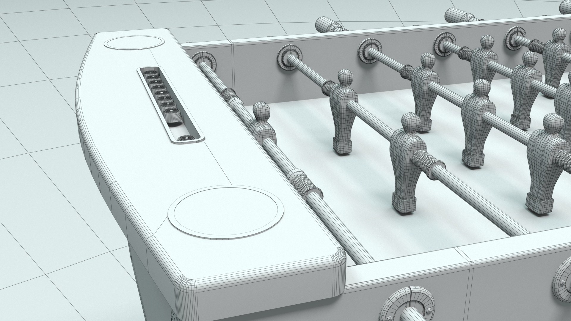 Foos Ball Table 3D https://p.turbosquid.com/ts-thumb/D4/juqUE8/qF/foosball_render_wireframe0005/jpg/1731315190/1920x1080/fit_q87/a3a1aa8e7bb95aff6357dbb49a0b5f4befce6c6e/foosball_render_wireframe0005.jpg