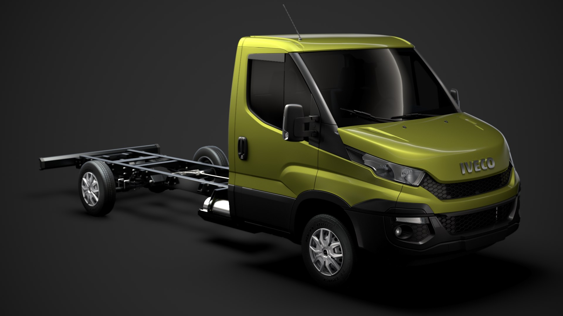 3D Iveco Daily Single Cab TurboSquid 1540683
