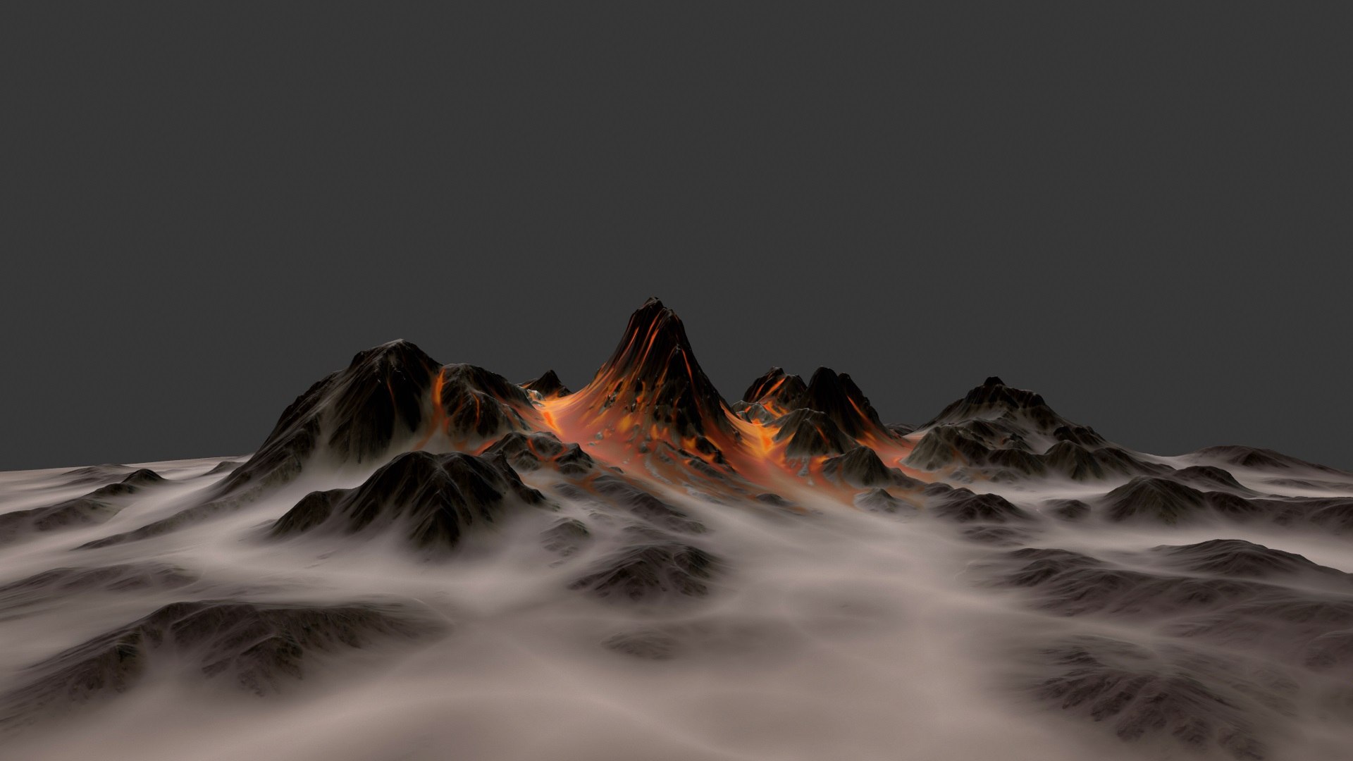3D Volcano - TurboSquid 1243575