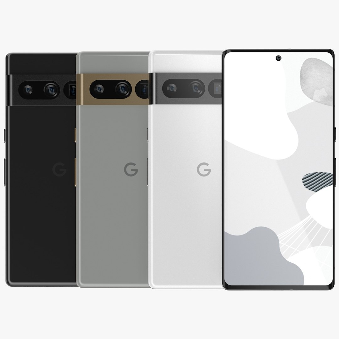 Google Pixel 7 Pro All Colors 3D Model - TurboSquid 1902648