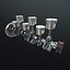 Motor INLINE6 funcionando animado