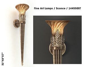 3ds max fine art lamps sconce