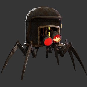 3D Spider Crawler Robot