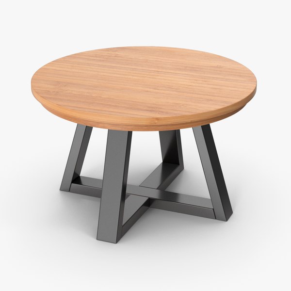 3D model Wooden Ring Table