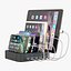 Charging Station 5 Port Cell Phone Usb Hub Organizer