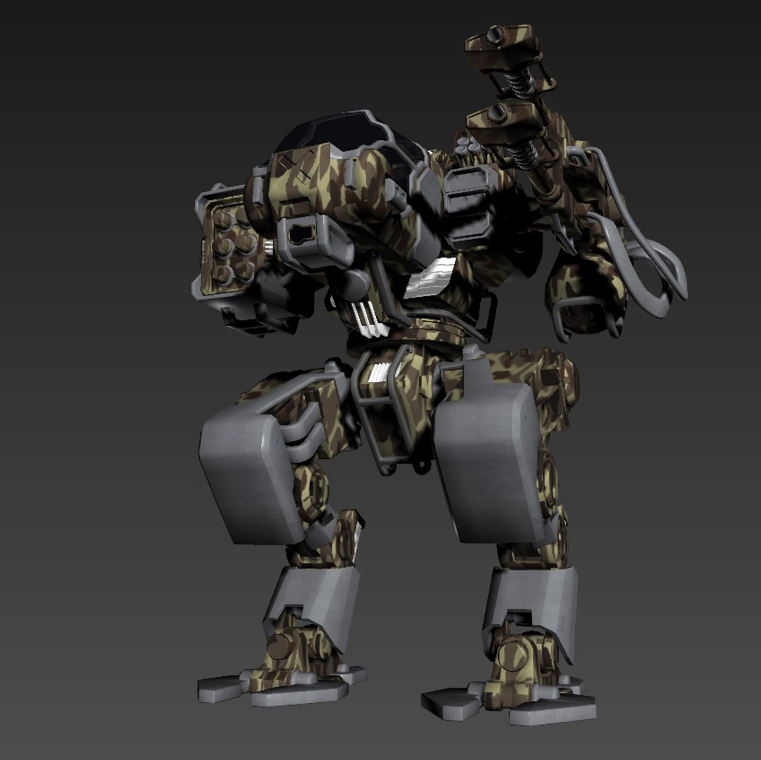 Robot Warrior 3D Model - TurboSquid 1243349