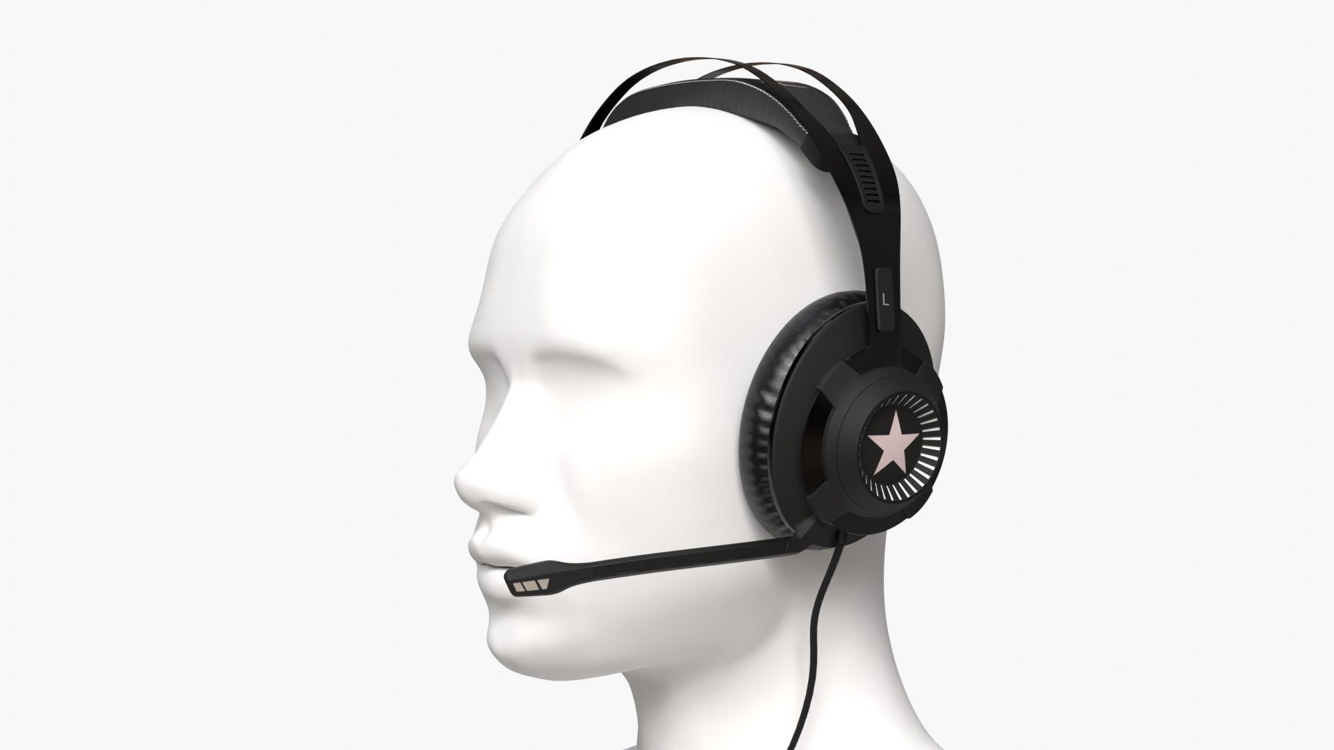 3D model Generic Gaming Headphones - TurboSquid 2053531