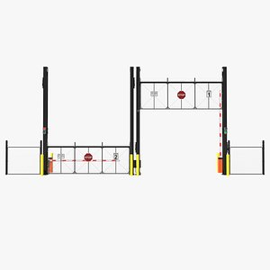 Industrial Double Vertical Gates