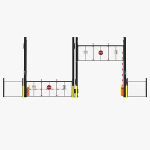 Industrial Double Vertical Gates