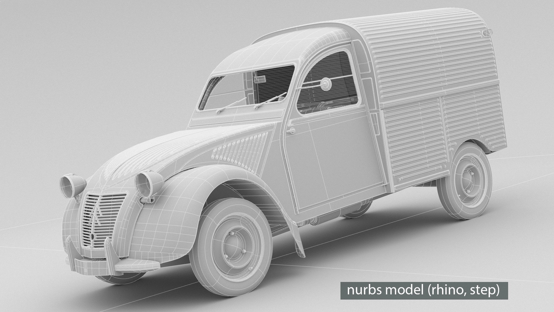 3D Citroen 2CV Fourgonnette 1958 https://p.turbosquid.com/ts-thumb/D5/A2uPxy/xY/wire3/jpg/1668457513/1920x1080/fit_q87/79012920bb5a55c0ecd59769a7be54e15639df6c/wire3.jpg