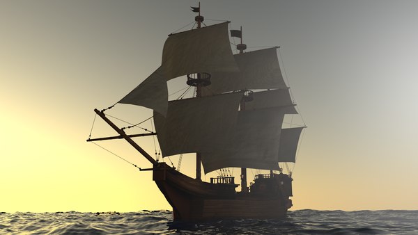 Realistic Ship 3D model