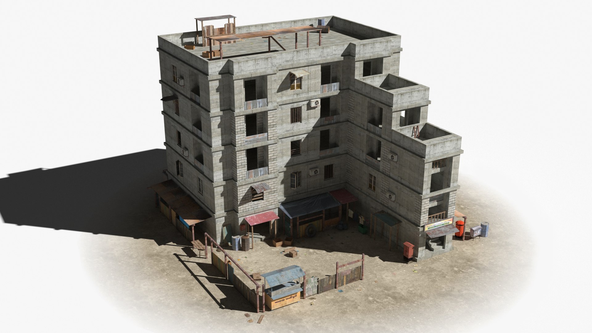 3D Slum X2 - TurboSquid 2301183