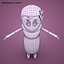 Low-Poly Non-Rigged Mom Bean Character