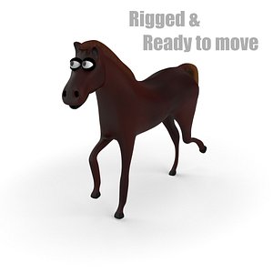 Cartoon Horse - RIGGED