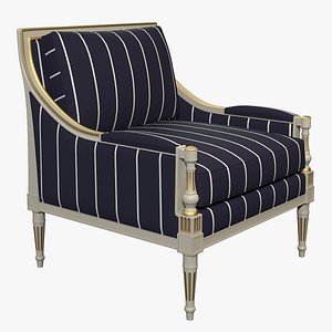 3d photorealistic cannes marquise chair model