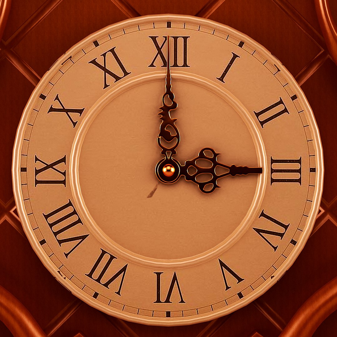 Wall Clock 3D Model - TurboSquid 1160236
